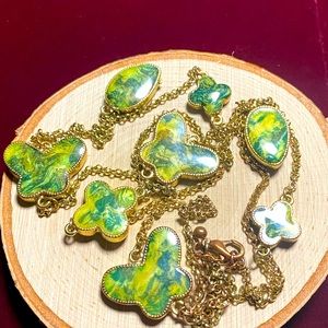 VTG| Unique Green Butterfly 🦋 Necklace 💚✨